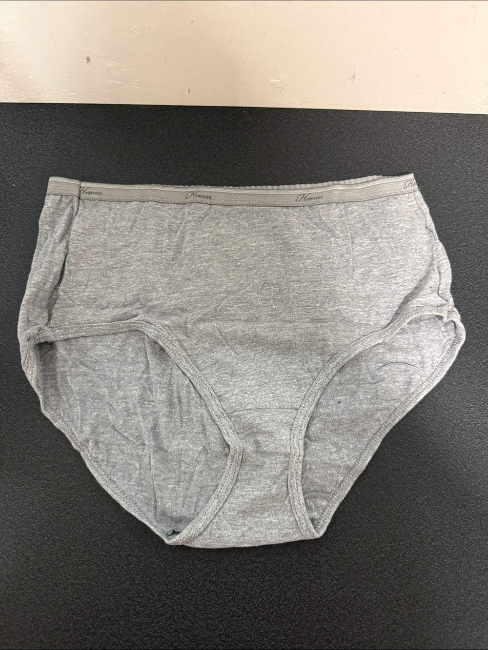 Hanes Women's Cotton Briefs - Light Gray